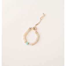 Turquoise Pearl Ring