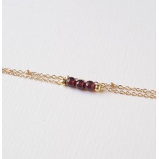 Garnet Anklet