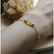 Yellow Quartz Bracelet 