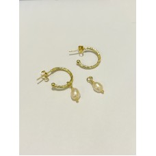 2Way Natural Pearl earrings 