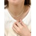 Classic Gold bead Pearl Necklace 