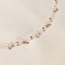 Pearl double braided choker